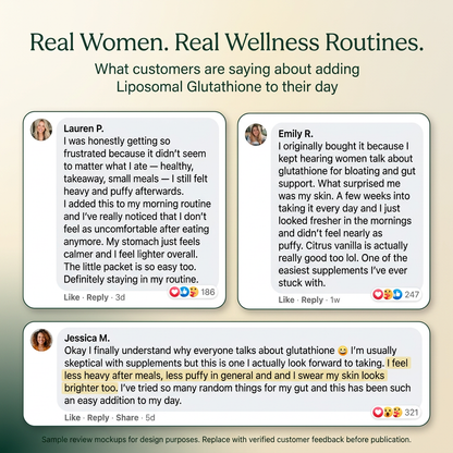 Liposomal Glutathione Gut + Glow